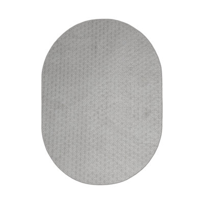 Tapis géométrique gris