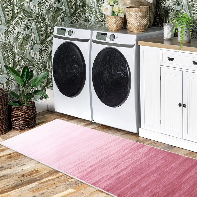 Saxonburg Washable Ombre Indoor Rug, Runner 2' x 6'