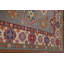 Tapis gris fait à la main Kazak