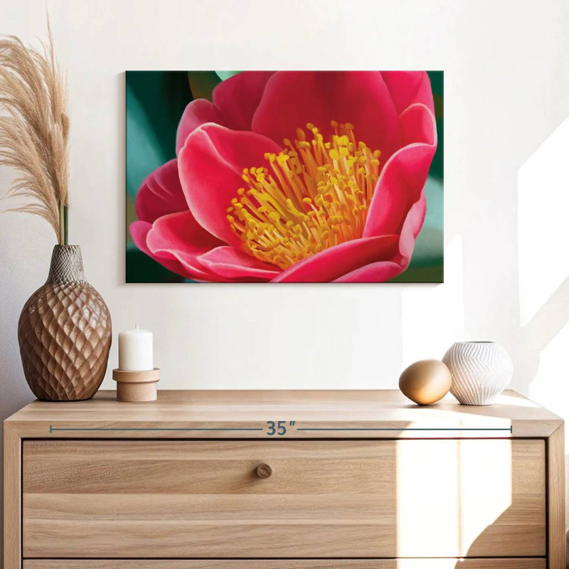 Harnek Posh Pink Camellia, 26" H x 39" W