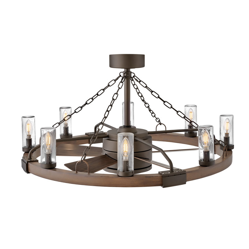 Sawyer 36" With 28" LED Fan, Metallic Matte Bronze, Sequoia