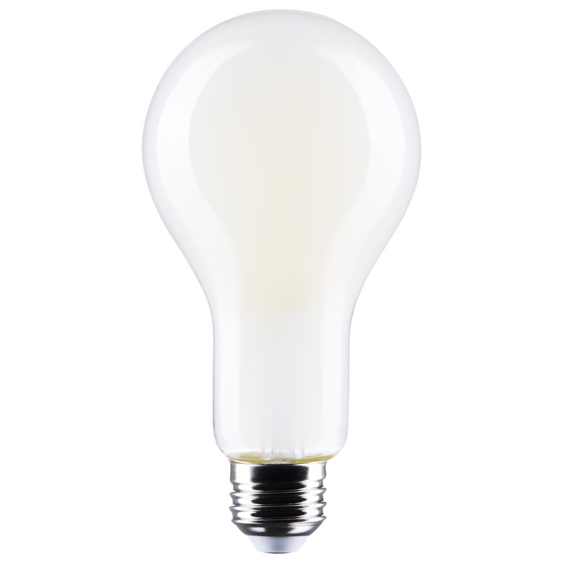 21 watts 21 watts A23 finition givrée base moyenne 3000K 120 volts, 3 000 K