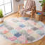 Tapis bleu / rouge Edroy-536379581