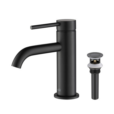 Circular Single-Hole Bathroom Faucet