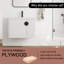 Meuble-lavabo simple 28,14 po Dresean avec plateau en céramique Dresean-730976939