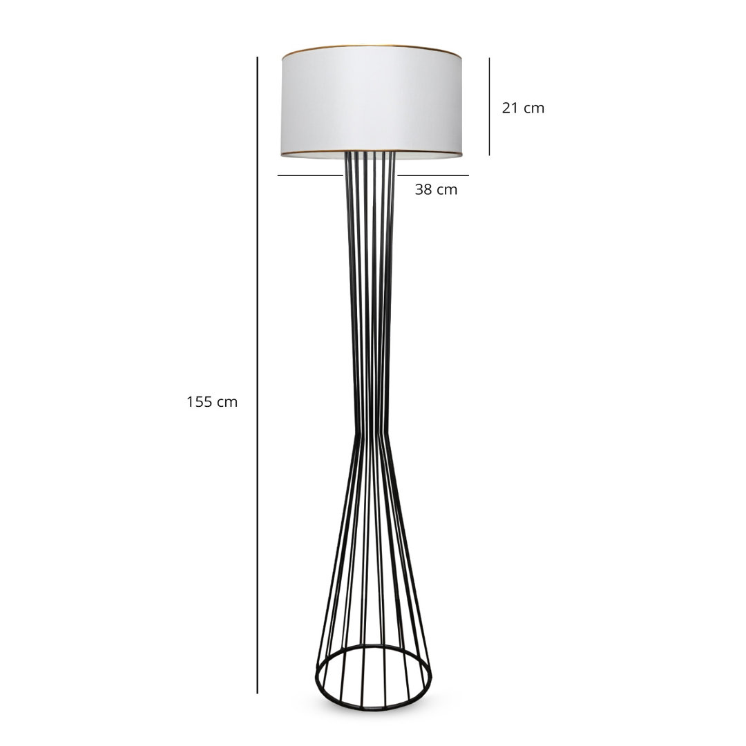 140 cm Stehlampe Sharleen