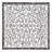 Isaly Carved Mango Wood Wall Decor| 36 Inch Square I Handcrafted Distressed Black & White