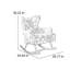 Chaise berçante confortable
