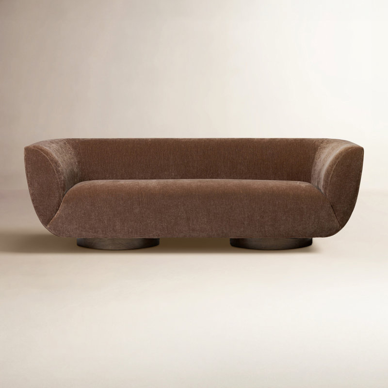 Sabine Sofa, Amici Tobacco Polyester Blend