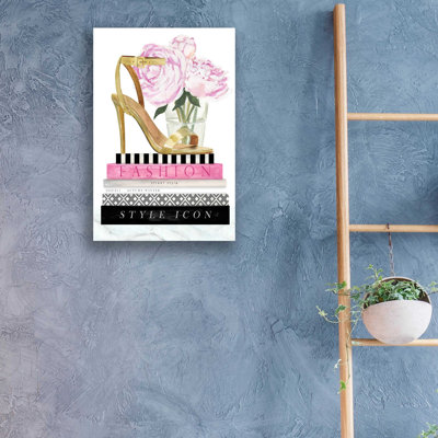 «Get Glam I» par Victoria Borges, art mural en verre acrylique