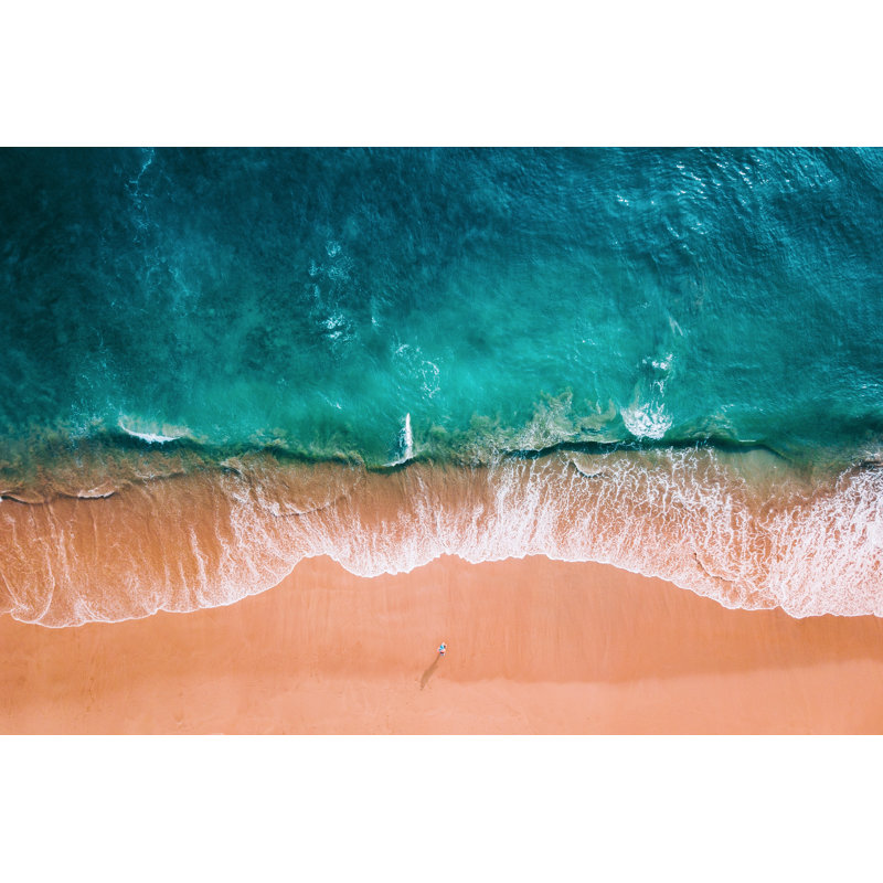 Aerial Shot Of A Beach by Andreknot - Wrapped Canvas Print, 20cm H x 30cm W x 3.8cm D