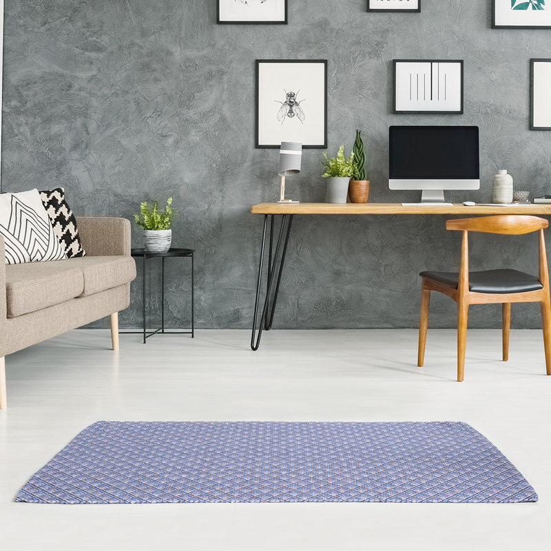 Chenille Geometric Indoor Rug, Rectangle 5' x 7'