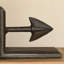 Traditional Metal Bookends Pair-30955365