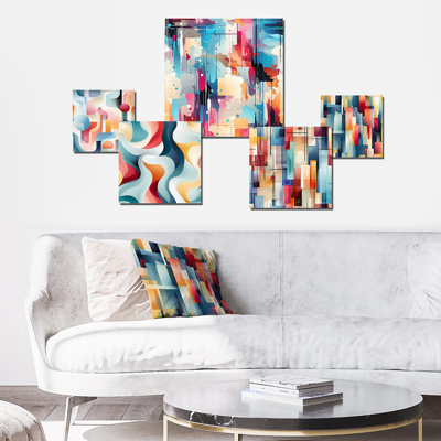 Dahndray - Geometric Wall Art Set Of 5