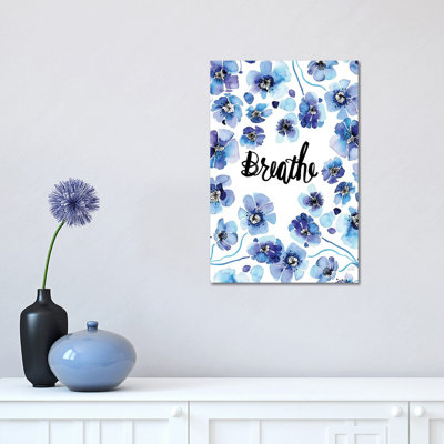 Breathe by Sara Franklin - Wrapped Canvas Painting