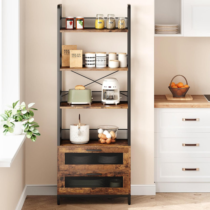 180cm H x 60cm W Metal Book Display Bookcase