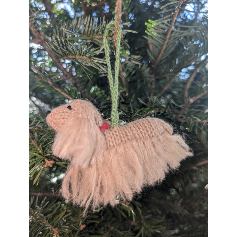 Arcadia Home Cocker Spaniel Hand-Knit Ornament