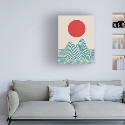 «Little Dean Red Sun Dune», art sur toile