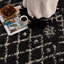 Tapis noir en polypropylène tissé à la machine Jordison-1442862494