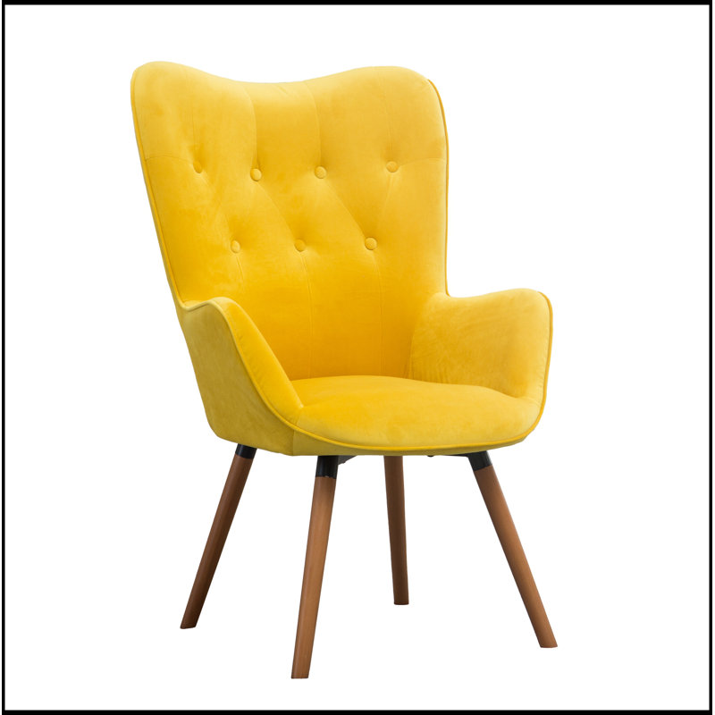 Fauteuil d'appoint Doarnin, Jaune
