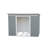 8 ft. W x 6 ft. D Metal Storage Shed