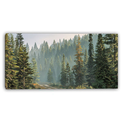 «Evergreen Forest Trail», art mural sur toile tendue