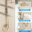 10" Wall Mounted Exposed Shower System With  3-Function Tub And 10'' Adjustable Head