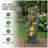 Waterfall Fountain For Outdoor Gardens And Patio Backyards Includes Energy-Efficient LED Lights And Easy Setup For Instant Relaxation