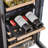 Wine Enthusiast Dual Zone 15'' Built-In 26 Bottle Wine Refrigerator