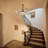 42'' Modern Gold Retractable Ceiling Fan With Light, Remote, And 3-color Dimmable Led