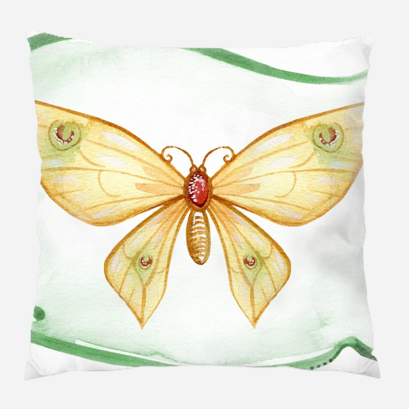 Housse et insert de coussin carré Dietrick, Microsuède, Intérieur