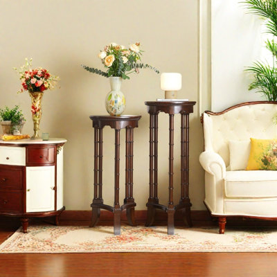 Double solid wood frame Plant stand