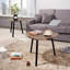 Ensemble de 2 tables d'appoint gigognes Modern Modern
