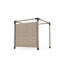 Ensemble de pergola Toja de toutes tailles avec canaux en U pour poteaux en bois 4X4-128566227