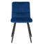 Chaise d'appoint rembourrée en velours Girton-885654610