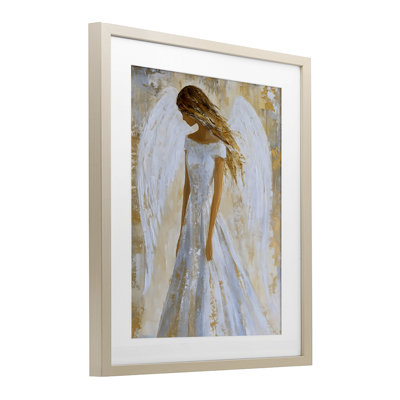 Saint-Ange, reproduction sous verre encadrée, design par Franklyn Gregory