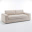 Essex 86.6” Wide Pillow Back Three-Seater Sofa-766470380