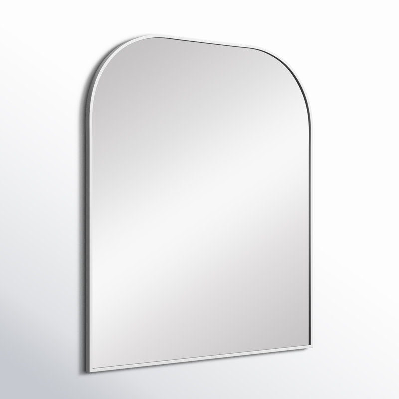 Miroir mural Sabine, Argent argent, 42 po x 36 po