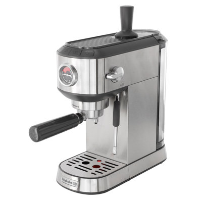 Calphalon Miniatura Compact Espresso Machine and Milk Frother in Silver