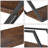 3 Piece Hexagon Floating Shelf with Adjustable Shelves