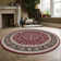 Noble Traditional Floral Red/Burgundy Area Rug