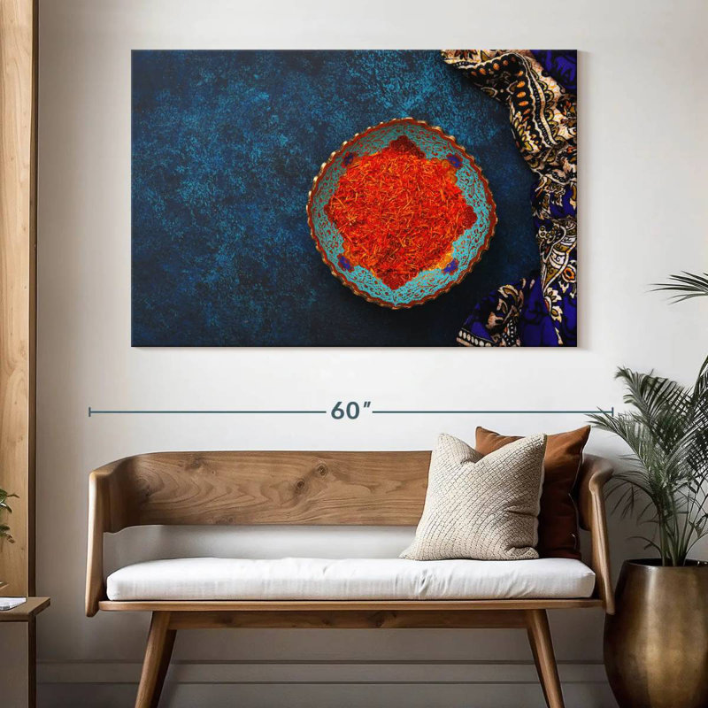 Yarlin Saffron Spice, 34'' H x 51'' W