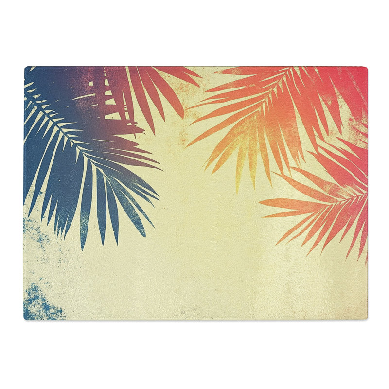 Tropical Vol.11  Glass Chopping Board