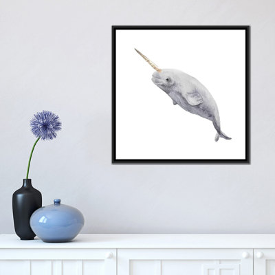 « narwhal », impression sur toile tendue