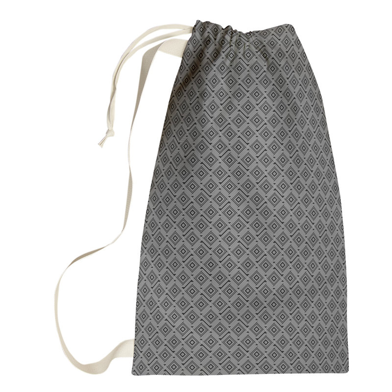 Sac à linge à labyrinthe carré, Petit (H 64 po x l 20 po x P 1,5 po), Blanc
