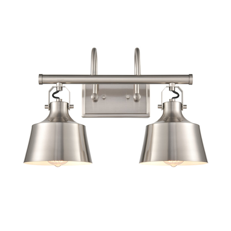 Deming 2 - Light Dimmable Vanity Light, Brushed Satin Nickel