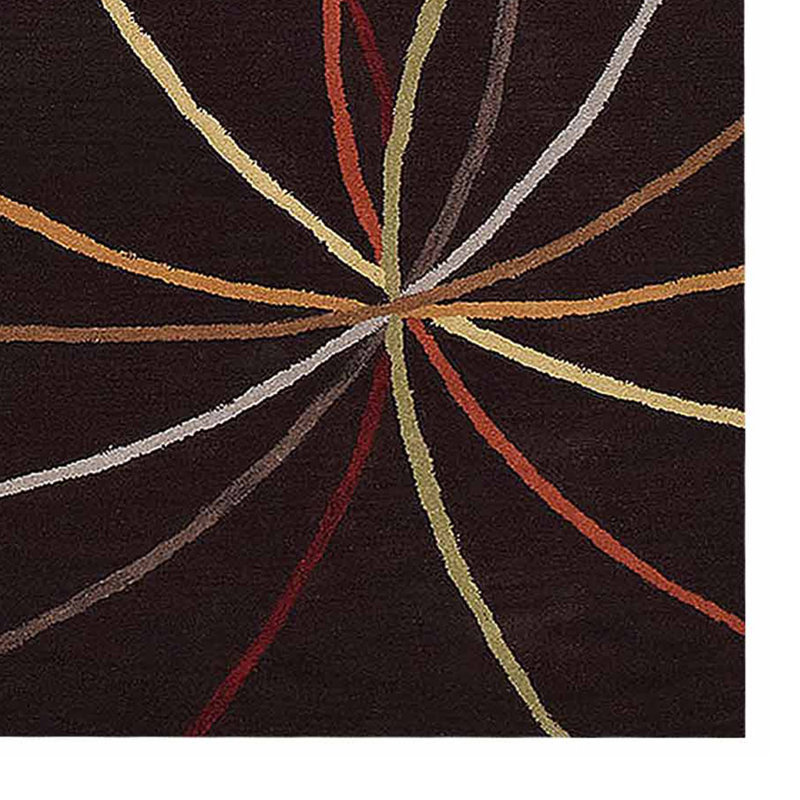 Tapis rectangulaires en laine touffetés à la main Chever, Rectangulaire 8 pi x 10 pi
