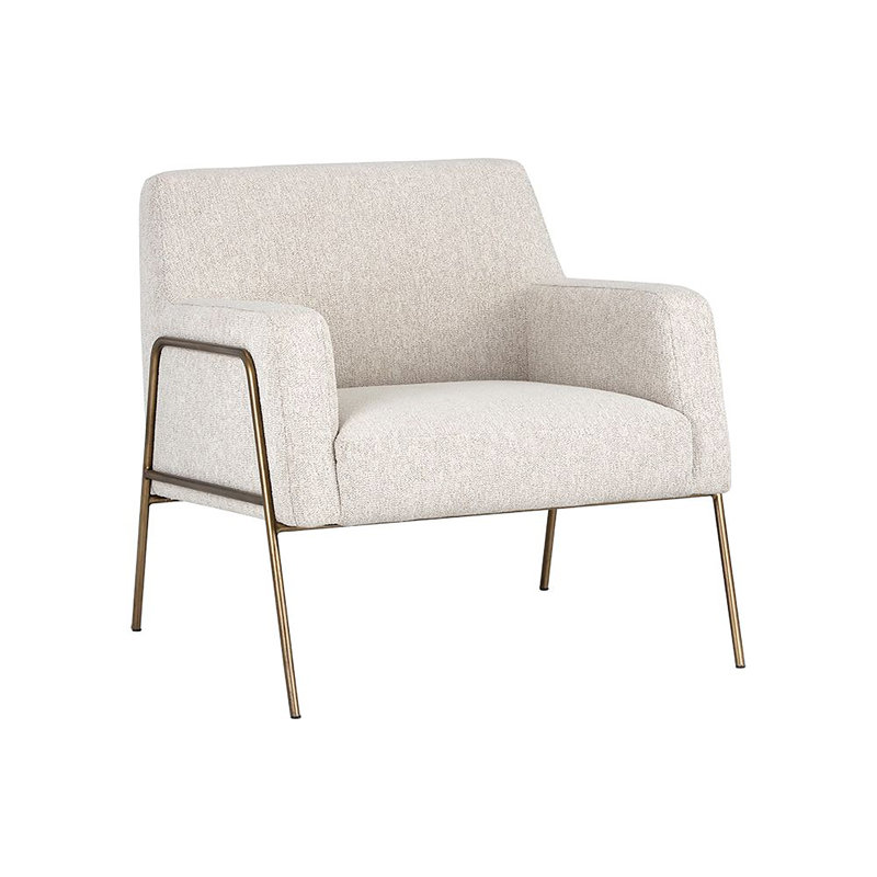 Cybil Armchair, Cream Performance Basketweave