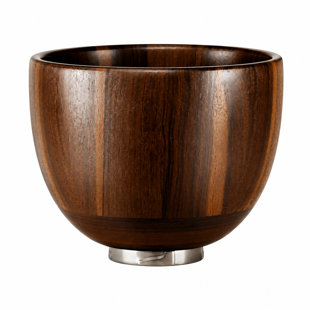 Acacia Wood Mixing Bowl for Stand Mixer, Fits 4.5 & 5 QT Tilt-Head Mixers