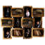 Cadre 12 photos, décoration murale rustique pour photos 4 x 6-25642652